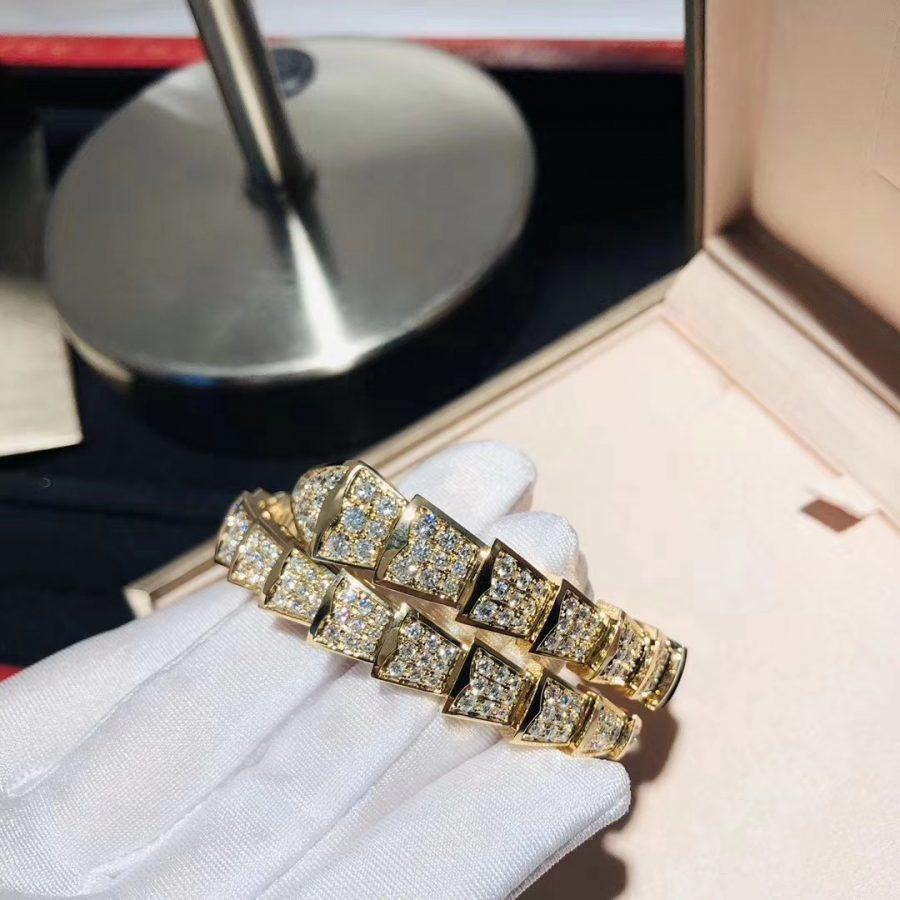 [Glow Jewelry]SERPENTI BRACELET 8MM GOLD DIAMOND