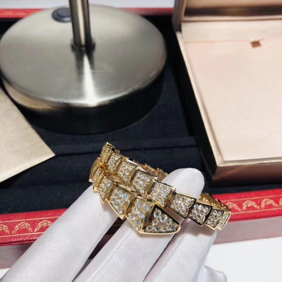 [Glow Jewelry]SERPENTI BRACELET 8MM GOLD DIAMOND