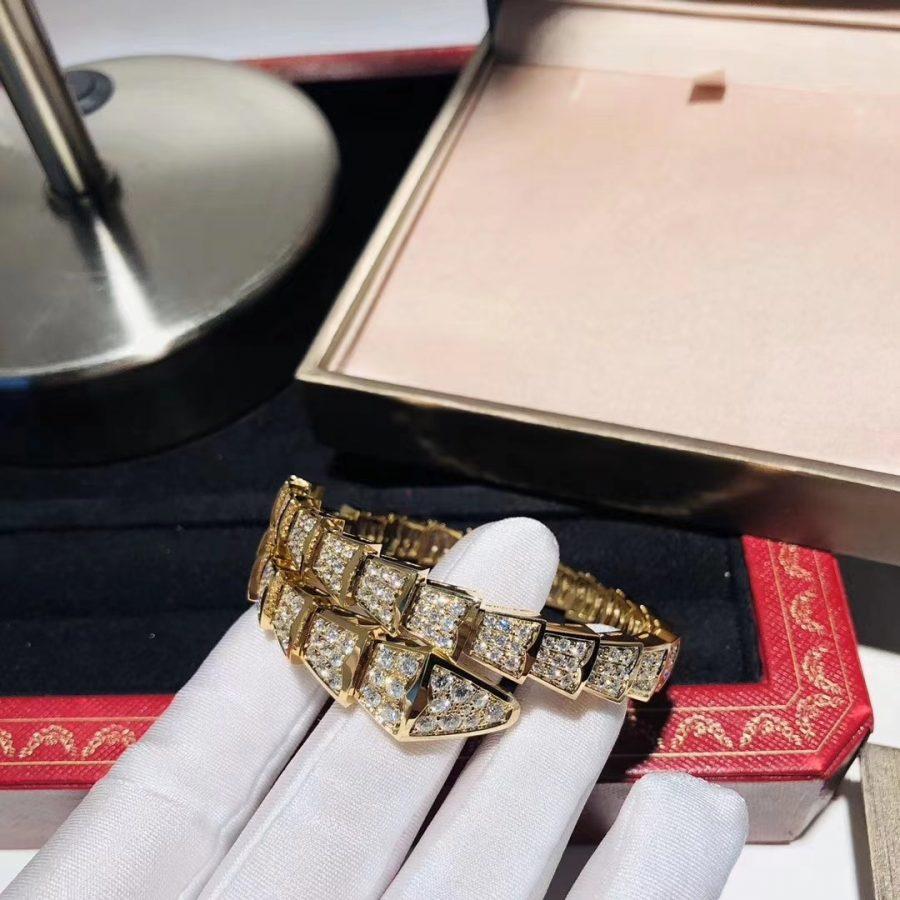 [Glow Jewelry]SERPENTI BRACELET 8MM GOLD DIAMOND