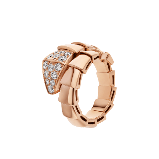 [Glow Jewelry]SERPENTI RING PINK GOLD DIAMOND