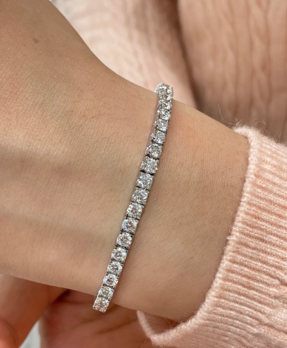 [Glow Jewelry]  CLASSIC BASEBALL BRACELAT, 52 DIAMOND