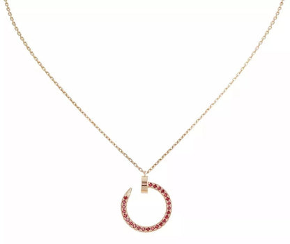 ¡®Glow Jewelry¡¯JUSTE-HALSKE GOLD ROT DIAMANTEN
