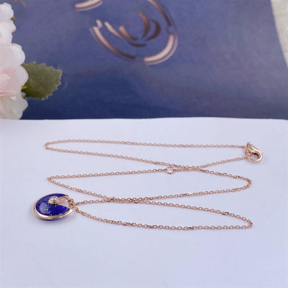 ¡®Glow Jewelry¡¯AMULETTE ROSE GOLD AGATE NECKLACE