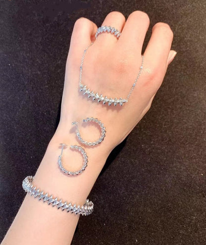 [Glow Jewelry]CLASH SILVER BRACELET