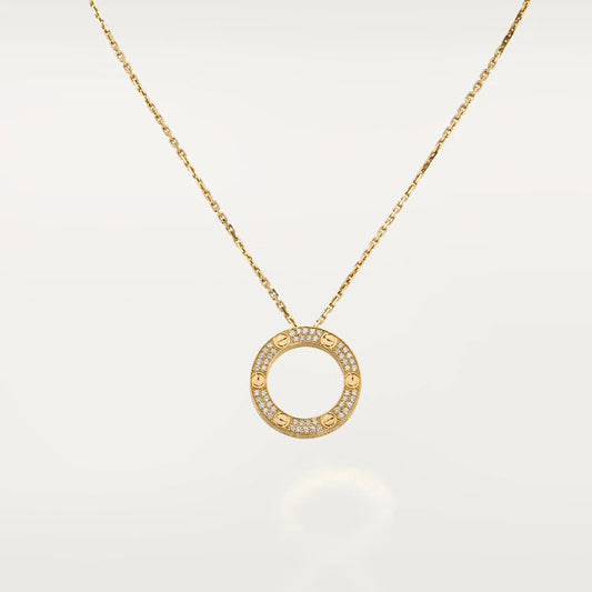 „Glow Jewelry“ LOVE HALSKETTE VERSTELLBAR ROSEGOLD