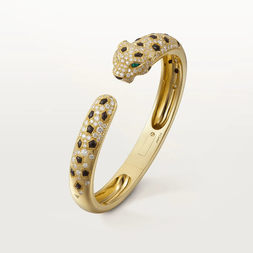 „Glow Jewelry“ PANTHERE GROSSES ARMBAND DIAMANTEN