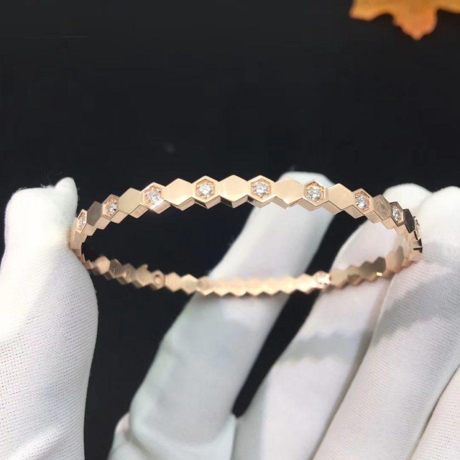 ¡®Glow Jewelry¡¯BEE LOVE PINK GOLD DIAMOND BRACELET