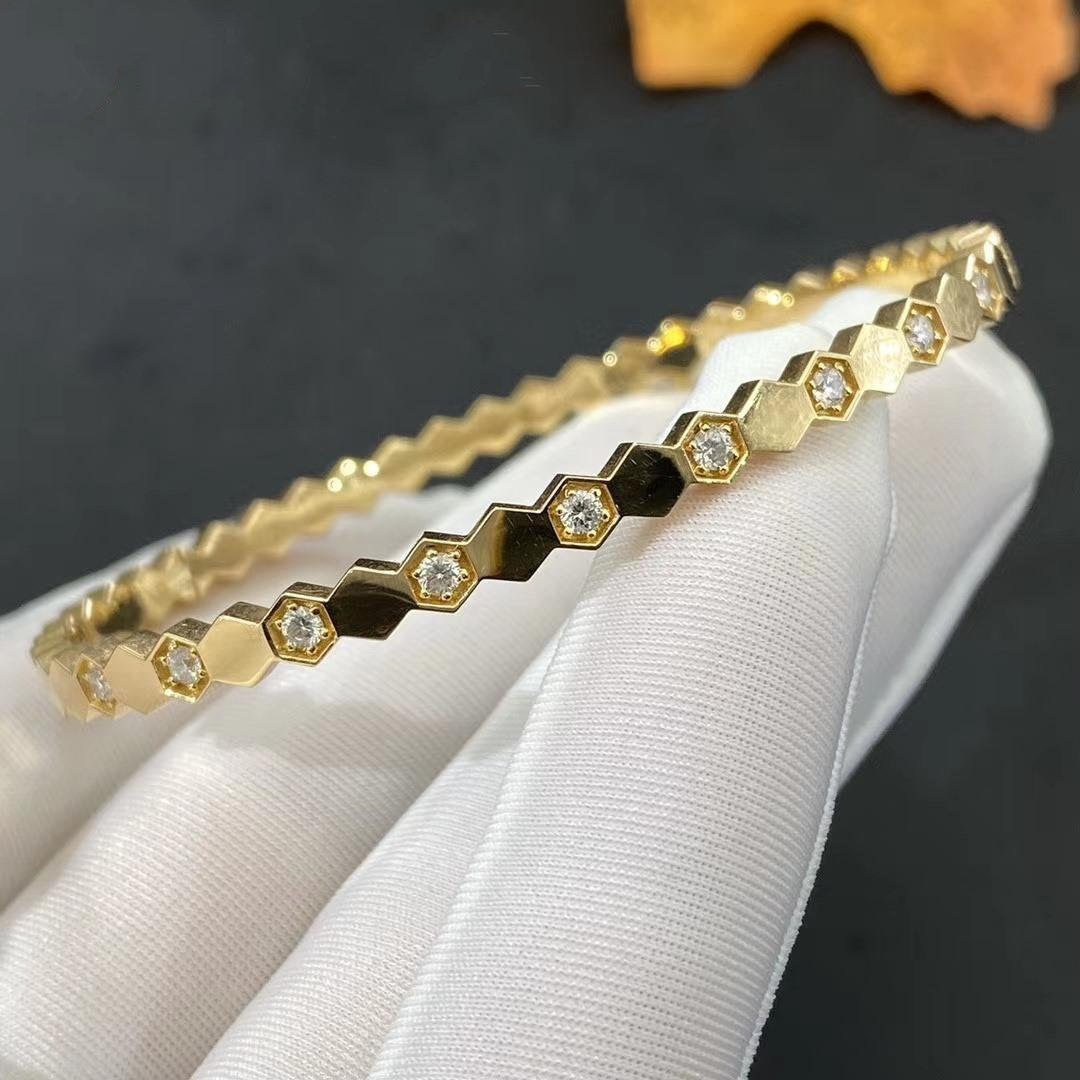 [Glow Jewelry]BEE LOVE GOLD DIAMOND BRACELET