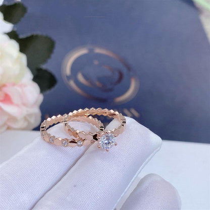[Glow Jewelry]BEE LOVE RING PINK GOLD 1 DIAMOND