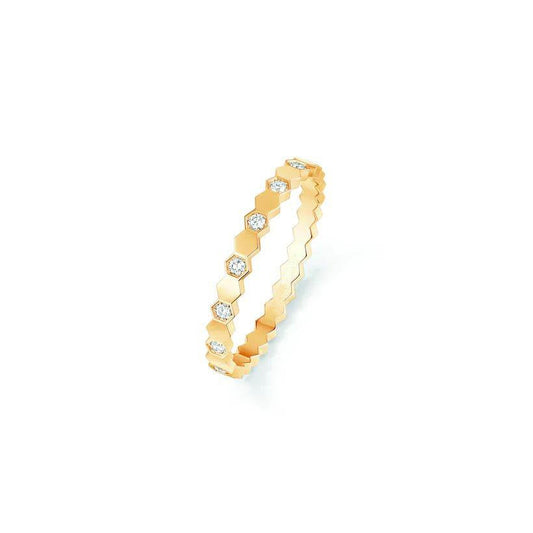 ®グロージュエリー®BEE LOVEリング ゴールド ダイヤモンド
