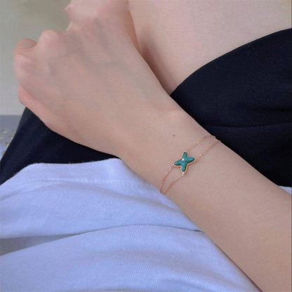 ¡®Glow Jewelry¡¯JEUX BRACELET MALACHITE PINK GOLD 1 DIAMOND