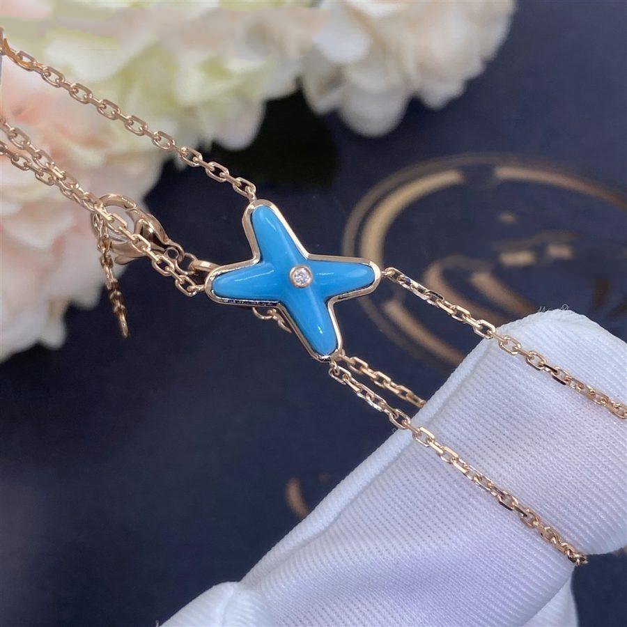 ¡®Glow Jewelry¡¯JEUX BRACELET TURQUOISE PINK GOLD 1 DIAMOND
