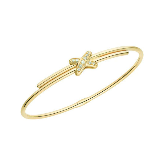 „Glow Jewelry“ARMBAND-SET GOLD DIAMANTEN