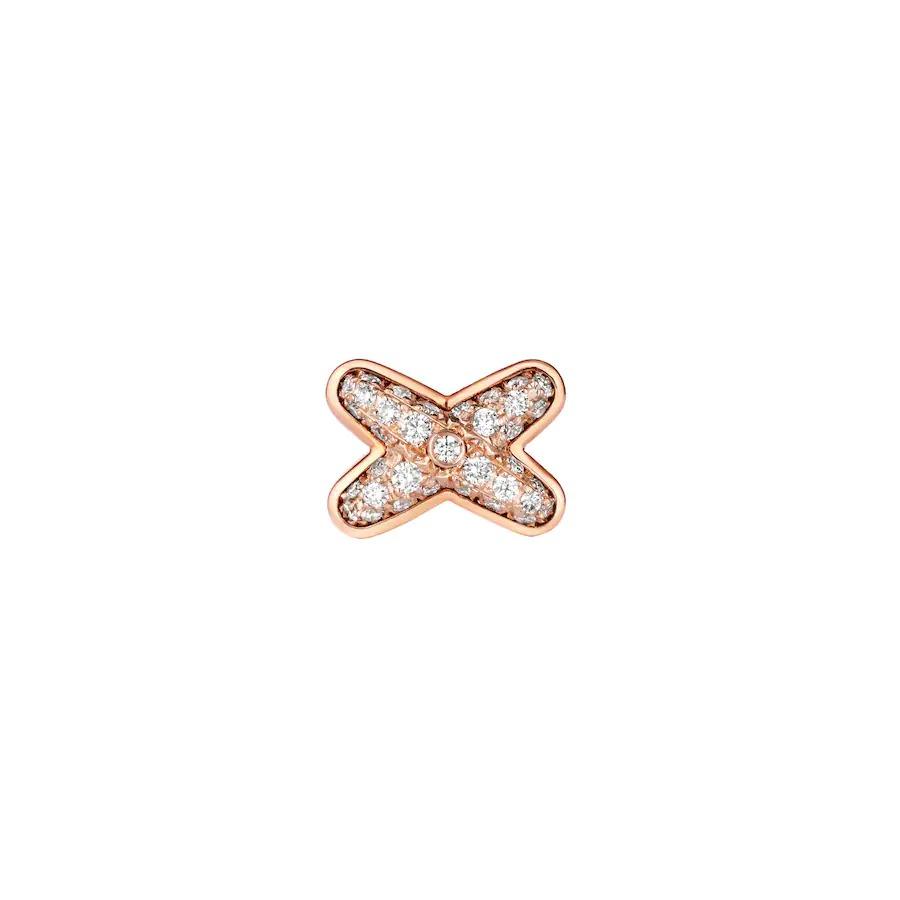 'Glow Jewelry' PINK GOLD DIAMOND OHRRINGE