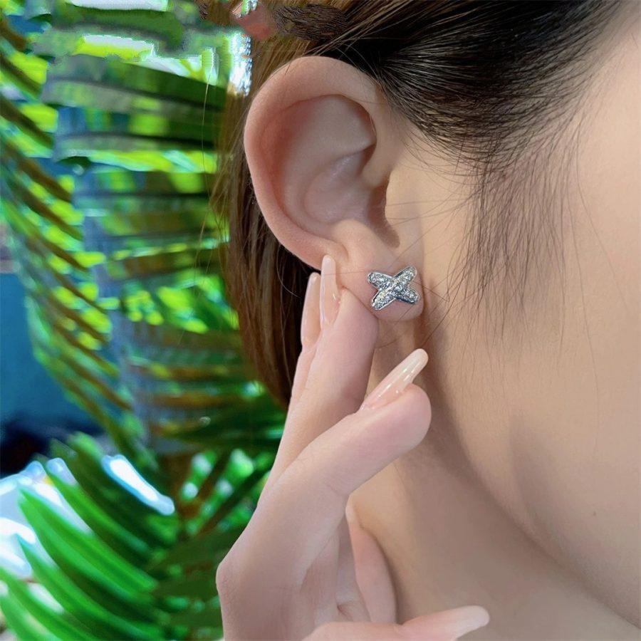 „Glow Jewelry“ JEUX DE SILBER DIAMANT OHRRINGE