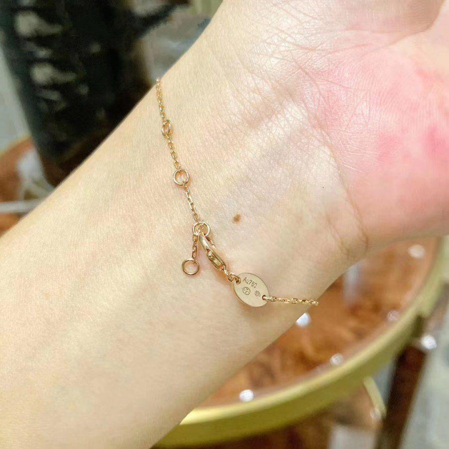 ¡®Glow Jewelry¡¯JEUX DE BRACELET MOP PINK GOLD DIAMONDS