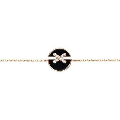¡®Glow Jewelry¡¯JEUX DE BRACELET ONYX PINK GOLD DIAMOND