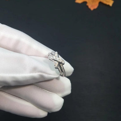 [Glow Jewelry]JEUX DE SILVER DIAMOND RING