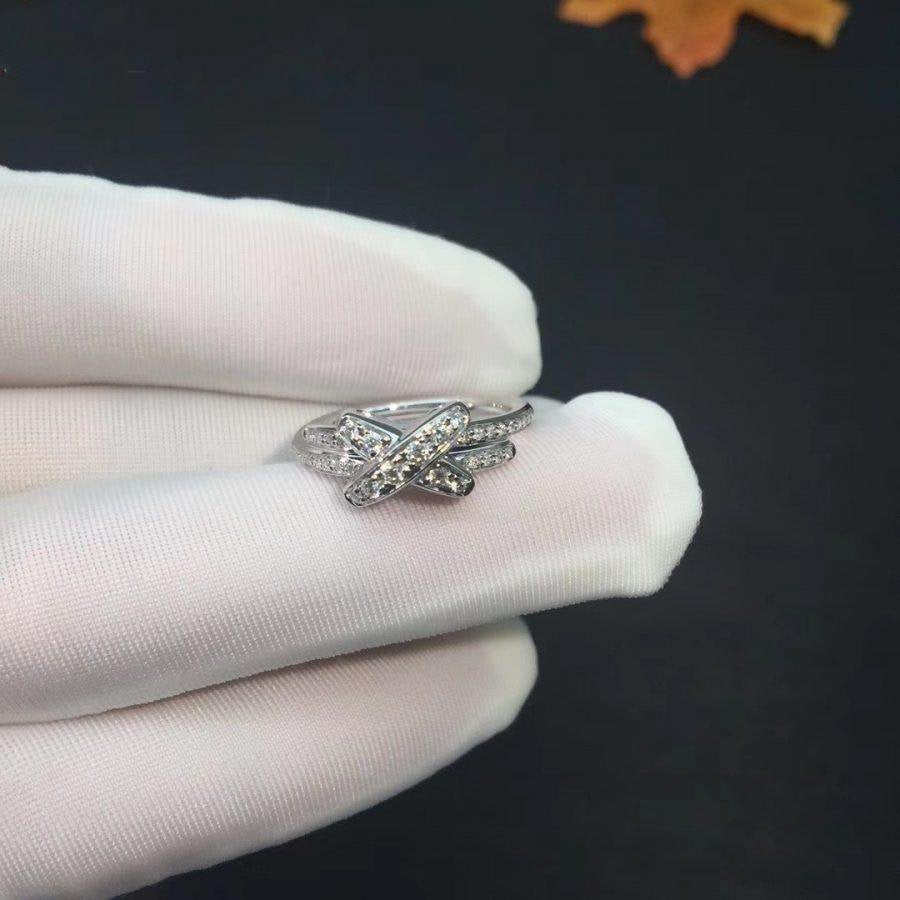 [Glow Jewelry]JEUX DE SILVER DIAMOND RING