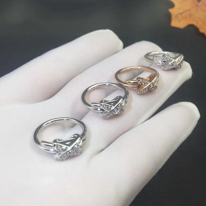 [Glow Jewelry]JEUX DE SILVER DIAMOND RING
