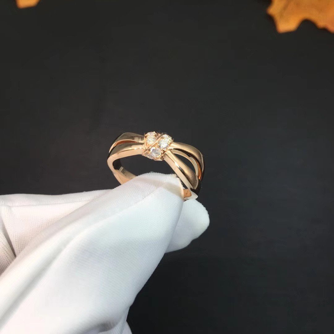 [Glow Jewelry]LIENS RING PINK GOLD DIAMOND