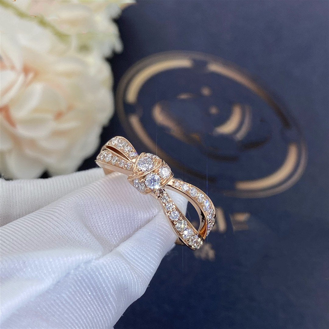 [Glow Jewelry]LIENS PINK GOLD DIAMOND RING