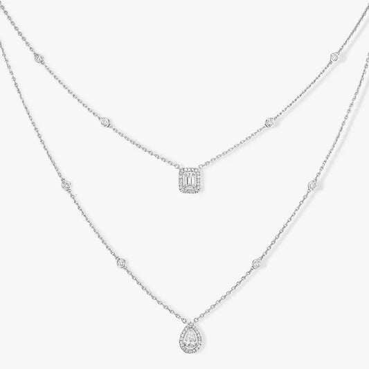 [Glow Jewelry]Diamond Necklace My Twin 2 Rows