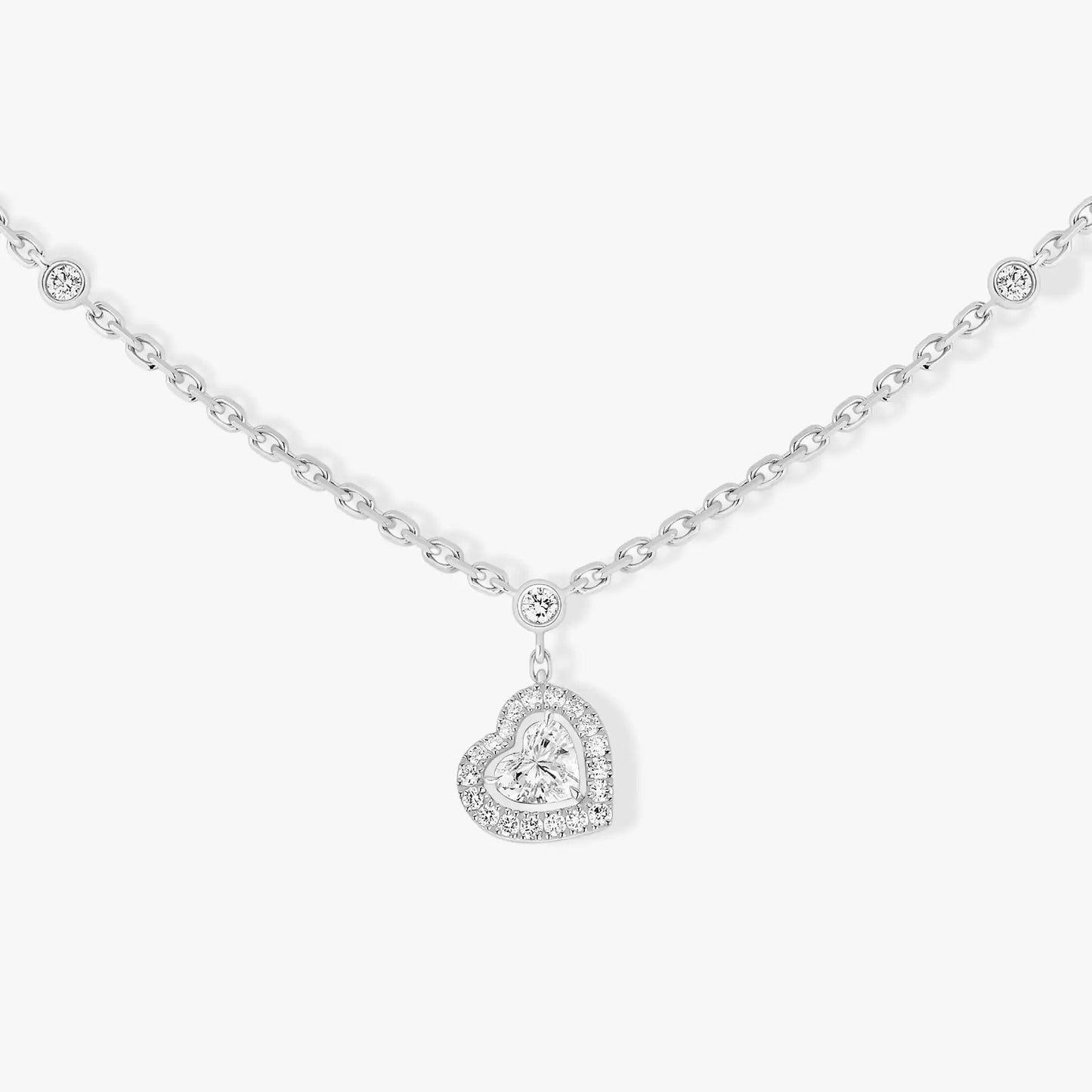 [Glow Jewelry]JOY HEART DIAMOND NECKLACE