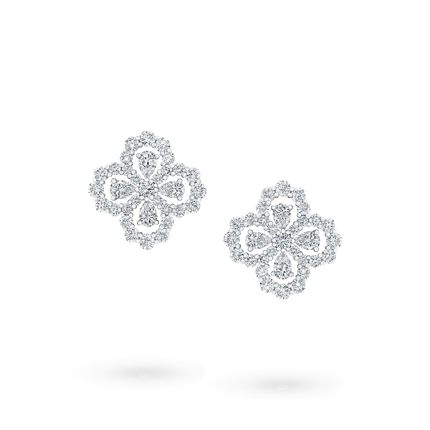 ¡®Glow Jewelry¡¯LOOP EARRINGS FULL MOTIF DIAMOND 16MM