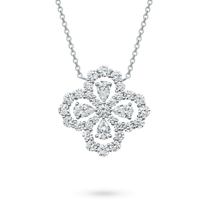 ¡®Glow Jewelry¡¯LOOP NECKLACE FULL MOTIF DIAMOND 16MM MULTIPLE COLORS