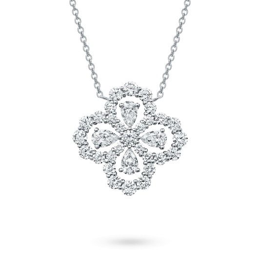 ¡®Glow Jewelry¡¯LOOP-HALSKETTE VOLLMOTIV DIAMANT 16MM VERSCHIEDENE FARBEN