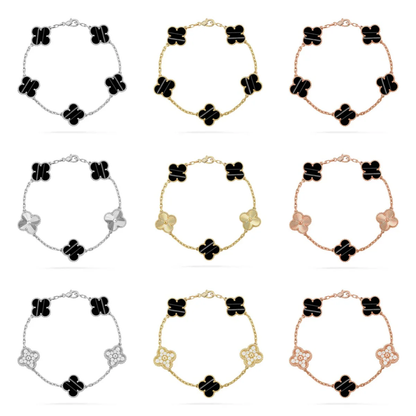 [Glow Jewelry] CLOVER 5 MOTIF PULSAR STONE BRACELET COLLECTION