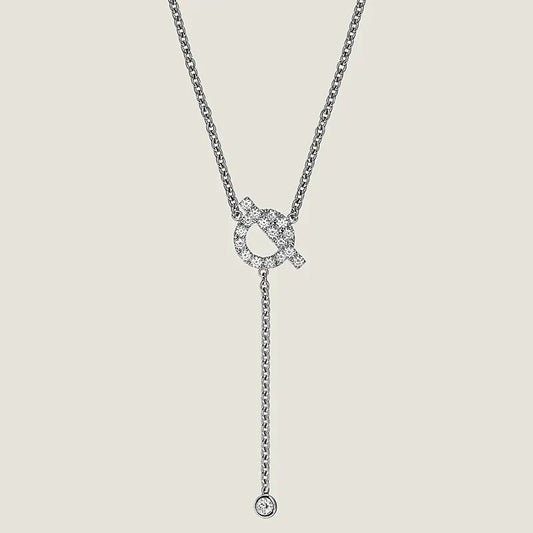 ¡®Glow Jewelry¡¯FINESSE SILVER DIAMOND NECKLACE