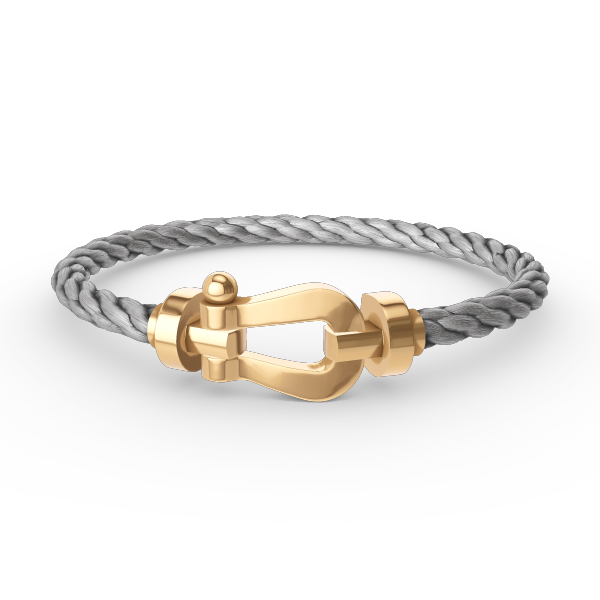 „Glow Jewelry“ FORCE GROSSES HUFEISEN OHNE DIAMANT ARMBAND GOLD