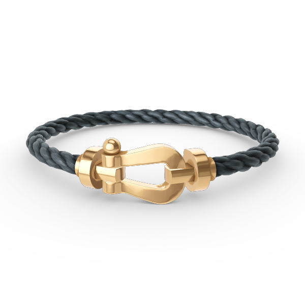 „Glow Jewelry“ FORCE GROSSES HUFEISEN OHNE DIAMANT ARMBAND GOLD