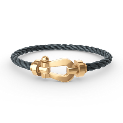 „Glow Jewelry“ FORCE GROSSES HUFEISEN OHNE DIAMANT ARMBAND GOLD