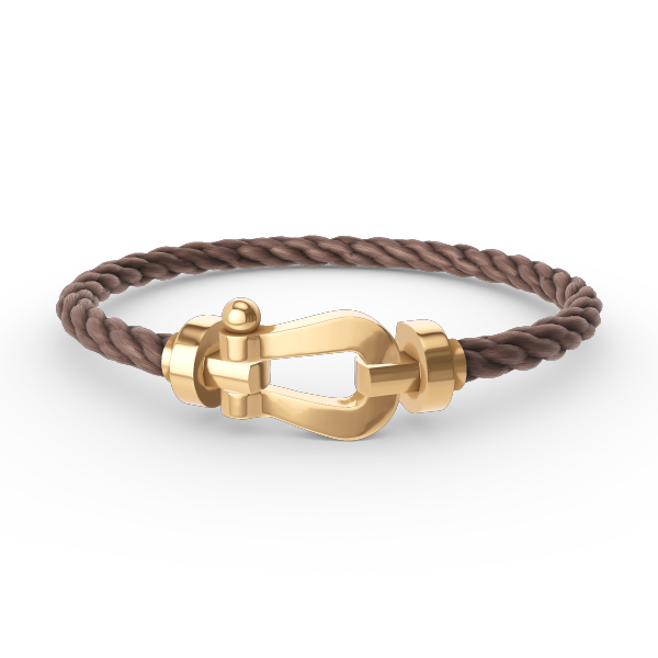 „Glow Jewelry“ FORCE GROSSES HUFEISEN OHNE DIAMANT ARMBAND GOLD