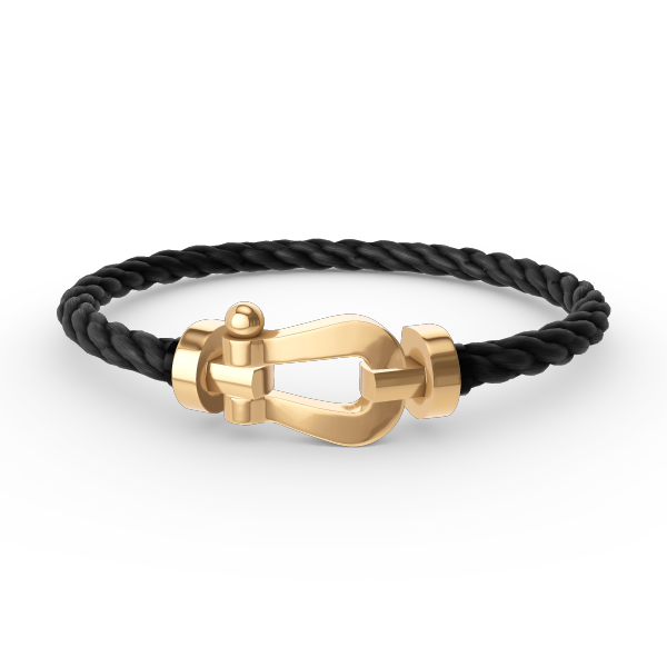 „Glow Jewelry“ FORCE GROSSES HUFEISEN OHNE DIAMANT ARMBAND GOLD