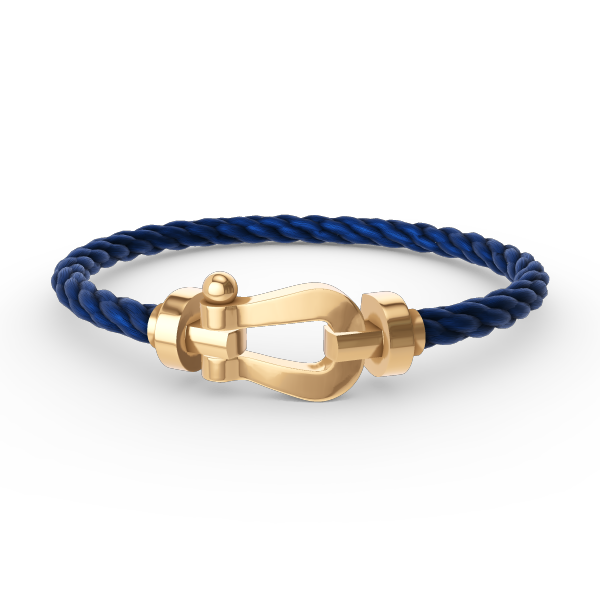„Glow Jewelry“ FORCE GROSSES HUFEISEN OHNE DIAMANT ARMBAND GOLD