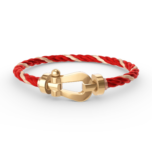 „Glow Jewelry“ FORCE GROSSES HUFEISEN OHNE DIAMANT ARMBAND GOLD