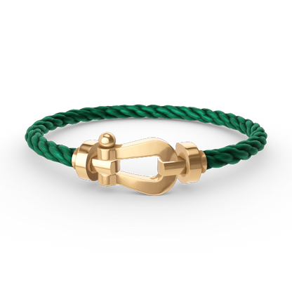 „Glow Jewelry“ FORCE GROSSES HUFEISEN OHNE DIAMANT ARMBAND GOLD