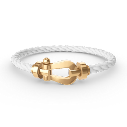 „Glow Jewelry“ FORCE GROSSES HUFEISEN OHNE DIAMANT ARMBAND GOLD