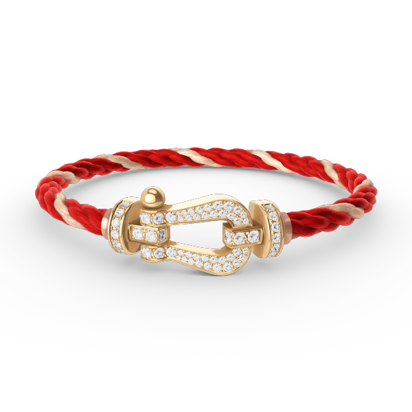¡®Glow Jewelry¡¯FORCE LARGE HORSESHOE FULL DIAMOND BRACELET GOLD
