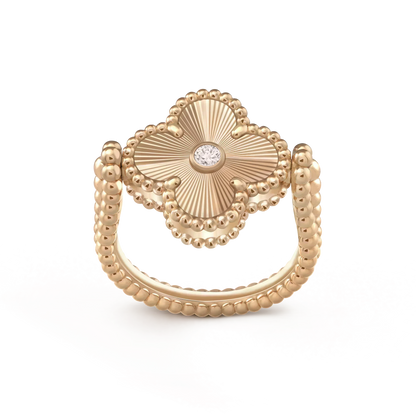¡®Glow Jewelry¡¯CLOVER RIVERSIBLE ROSE GOLD RING