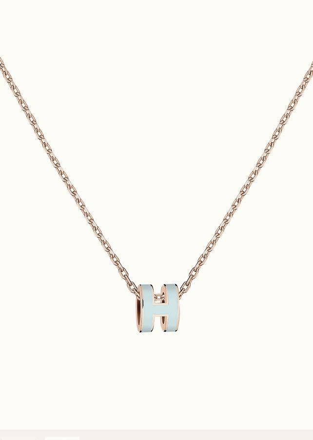 „Glow Jewelry“ POP H HELLBLAUE HALSKETTE