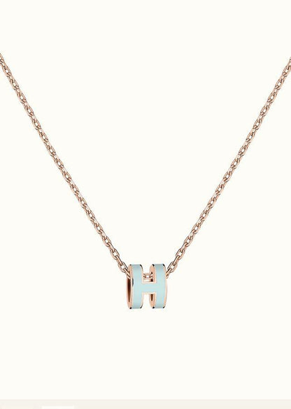 „Glow Jewelry“ POP H HELLBLAUE HALSKETTE