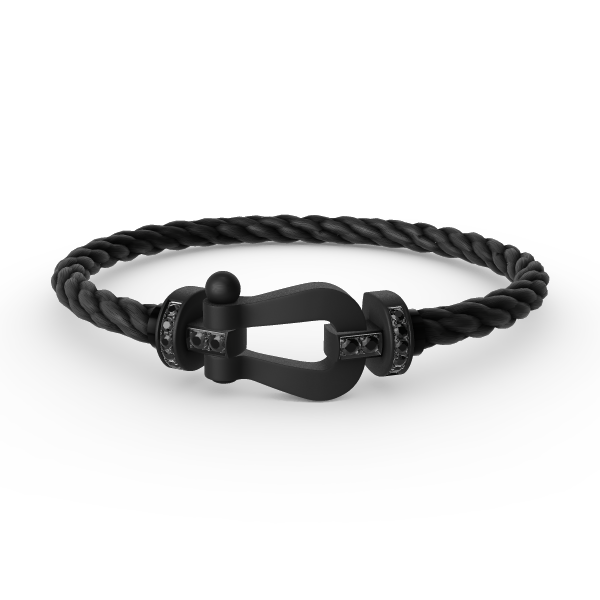 ¡®Glow Jewelry¡¯FORCE LARGE SERIES HORSESHOE BLACK SAMURAI BRACELET