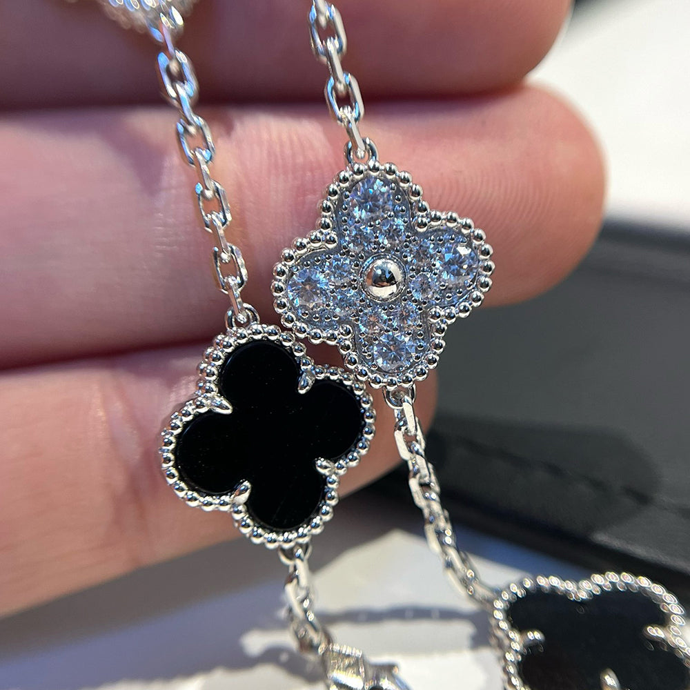 [Glow Jewelry]Neue CLOVER 5 MOTIF ONYXS ARMBAND KOLLEKTION