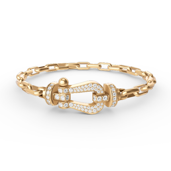 ¡®Glow Jewelry¡¯FORCE LARGE HORSESHOE CLASP  METAL BRACELET