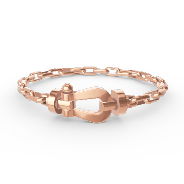 ¡®Glow Jewelry¡¯FORCE LARGE HORSESHOE CLASP  METAL BRACELET